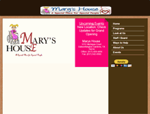 Tablet Screenshot of maryshouseinc.org